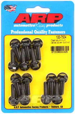 Arp 100-7504 Valve Cover Bolt Kit Cast Aluminum 1/4-20 1