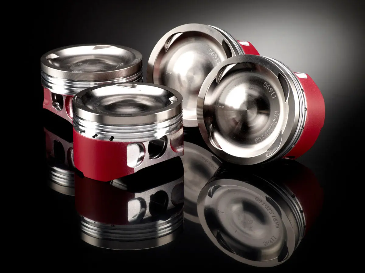 Audi Rs4 2.7 V6 Turbo Azr Asj Azf 8.0:1 Wossner Forged Pistons Set 1