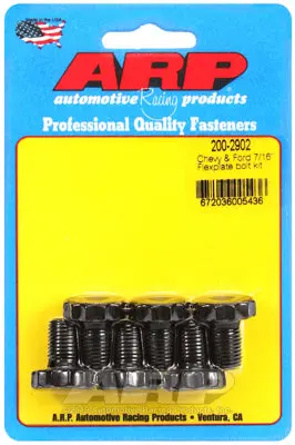 Arp 200-2902 Flexplate Bolt Kit Chevrolet 90 Degree V6 And 265-454 V8 With 2-Piece Rear Seal 1