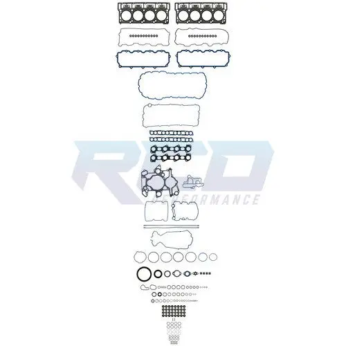 Fel-Pro 2003 - 2010 Ford 6.0L Full Gasket Set W Head Bolts (20Mm Dowels) 1