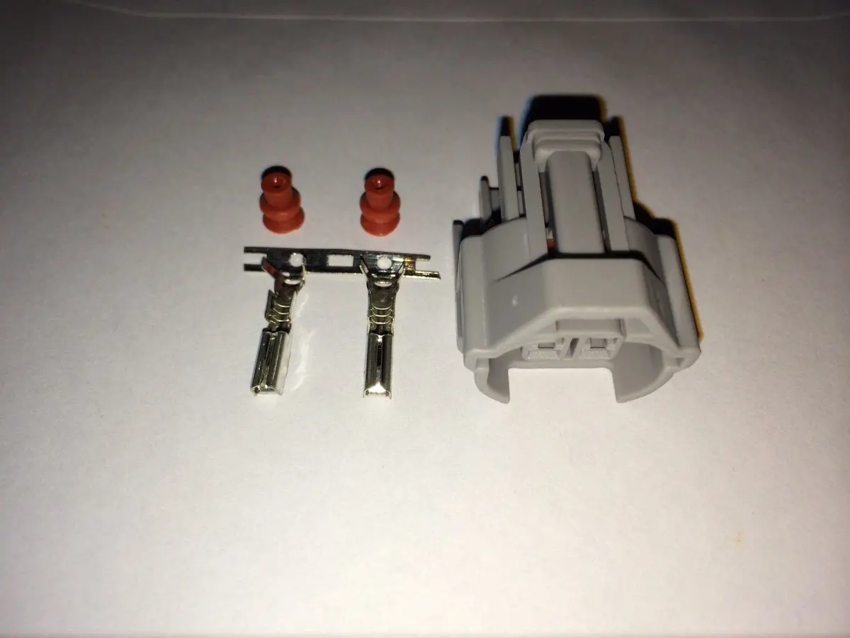 Denso High Tag Slot Fuel Injector Nippon Type Connector Kit Terminals & Seals 1