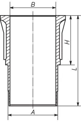 Cylinder Liner - 279 Wn 01 00 1