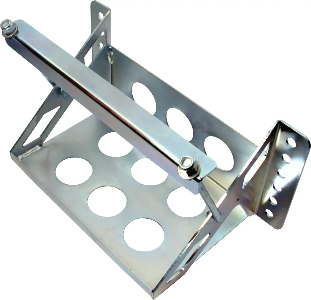 All Star Performance Zinc Plated Frame Mount Battery Tray 1