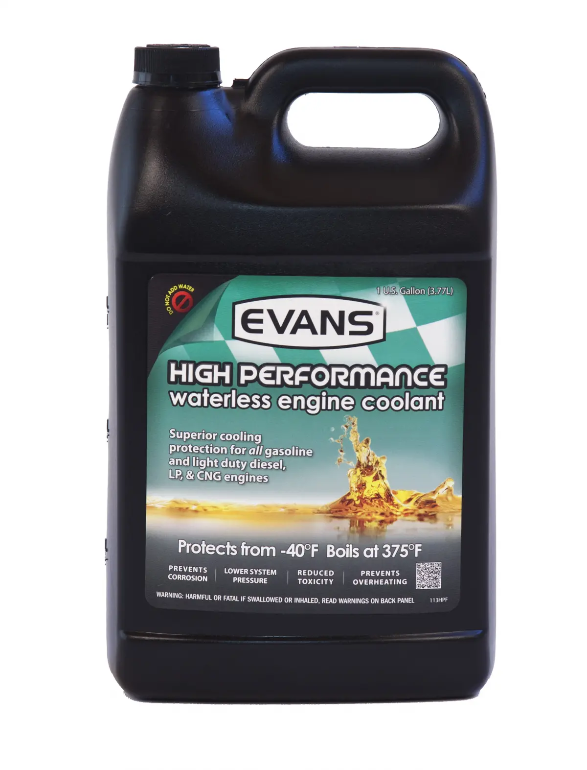 Waterless High Performance/ Heavy Duty Engine Coolant Gallon Evans Cooling. 1
