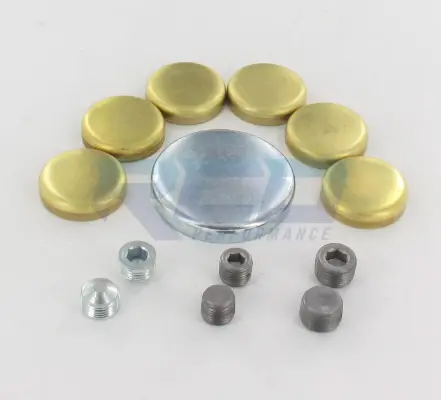 Elgin 1968 - 1997 7.0L & 7.5L 429 / 460 Brass Frost (Freeze) Plug Kit 1