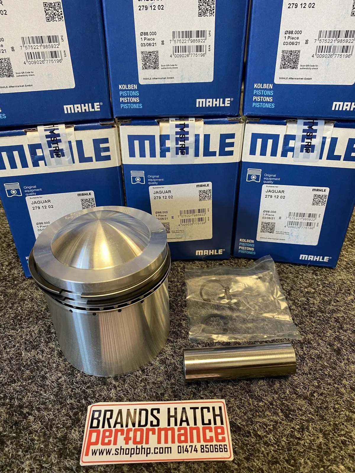Jaguar 3.8 Xk E-Type Xk150 +40 Thou 88.01 Bore 9:1 Mahle Pistons X6 2791202 1