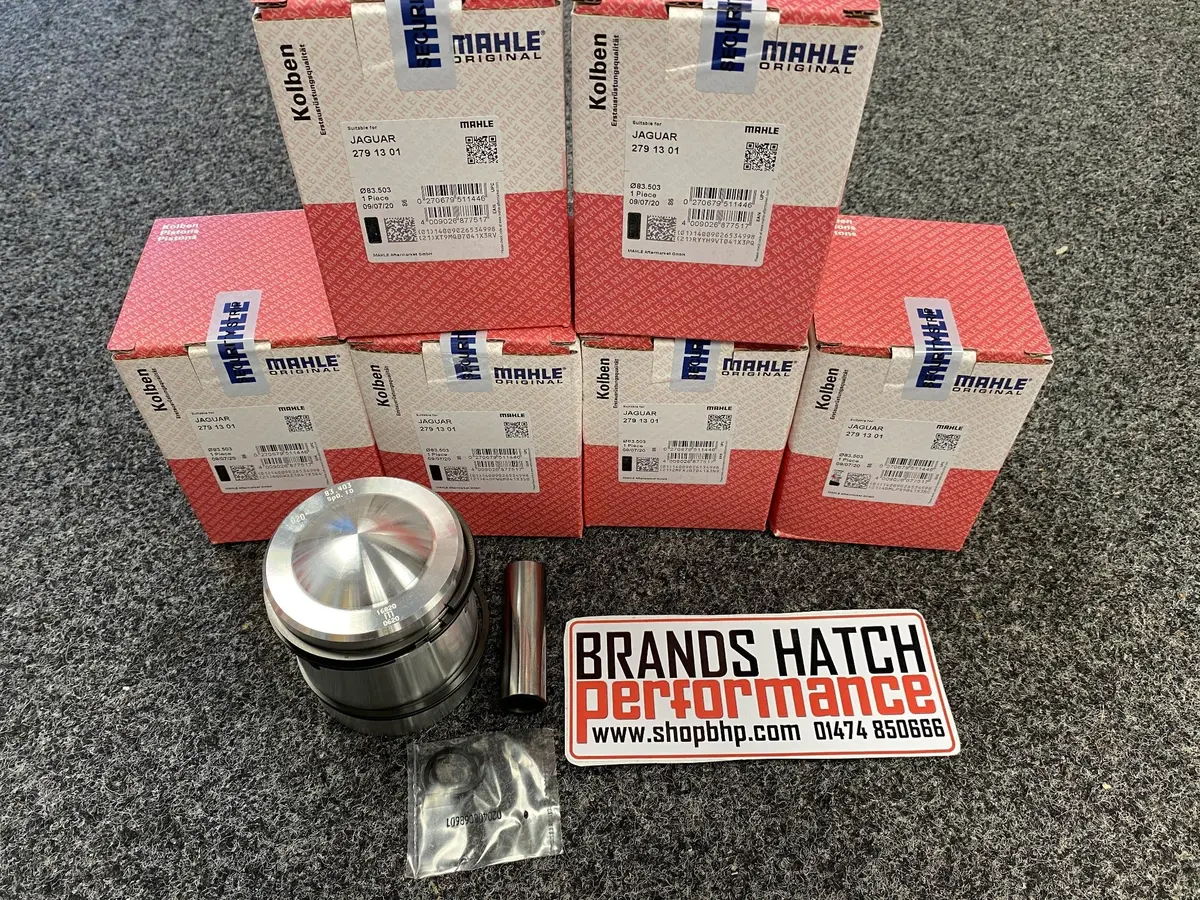 Jaguar 3.4 Mk1 Mk2 Mk7 Mk8 +20 Thou 83.5Mm Bore 8:1 Mahle Pistons X 6 2791301 1