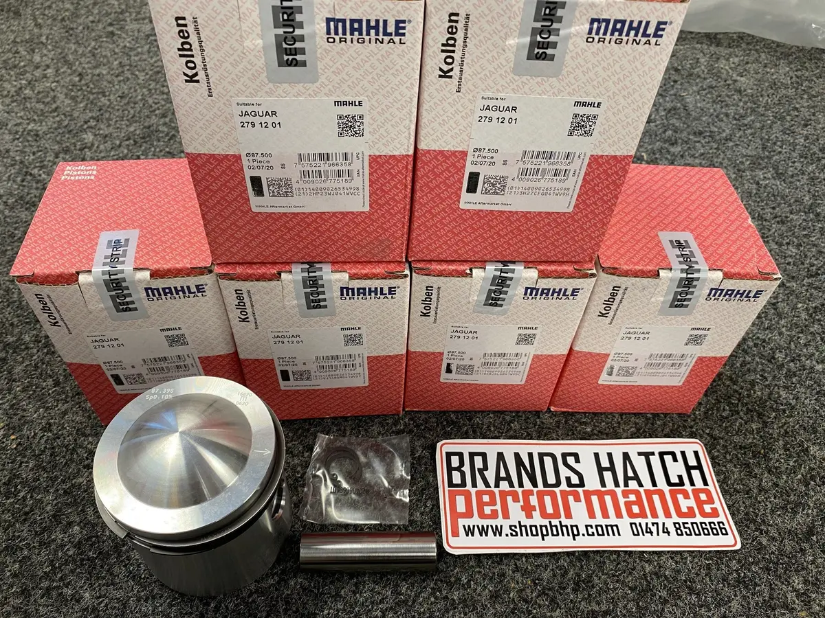 Jaguar 3.8 Xk E-Type Xk150 +20 Thou 87.5Mm Bore 9:1 Mahle Pistons X 6 2791201 1