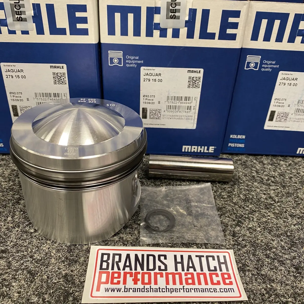 Jaguar 4.2 Xk E-Type S1 S1.5 S2 Std 92.07 Bore 9:1 Mahle Pistons X6 2791500 1