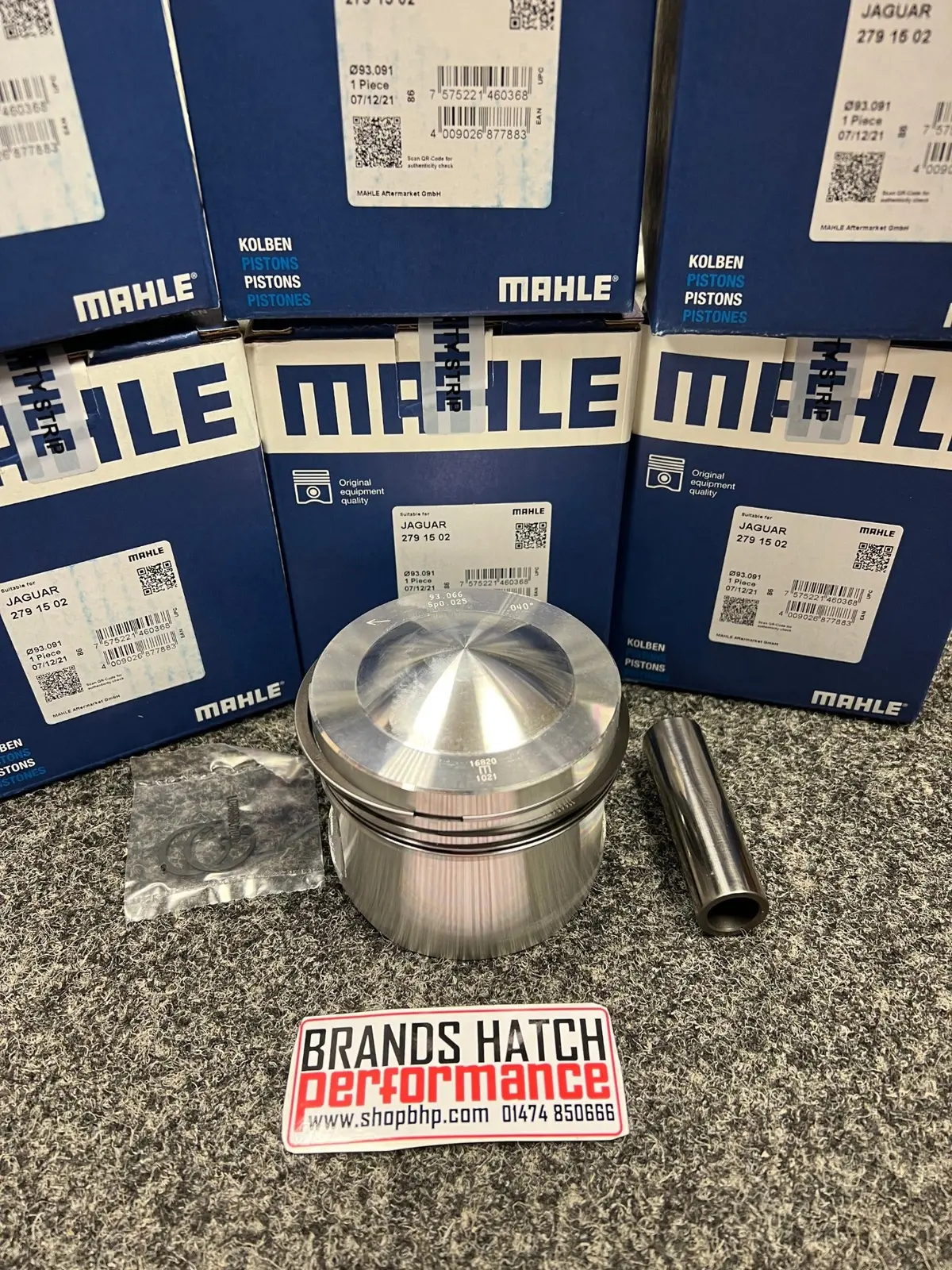 Jaguar 4.2 Xk E-Type S1 S1.5 S2 +40 Thou 93.09 Bore 9:1 Mahle Pistons X6 2791502 1