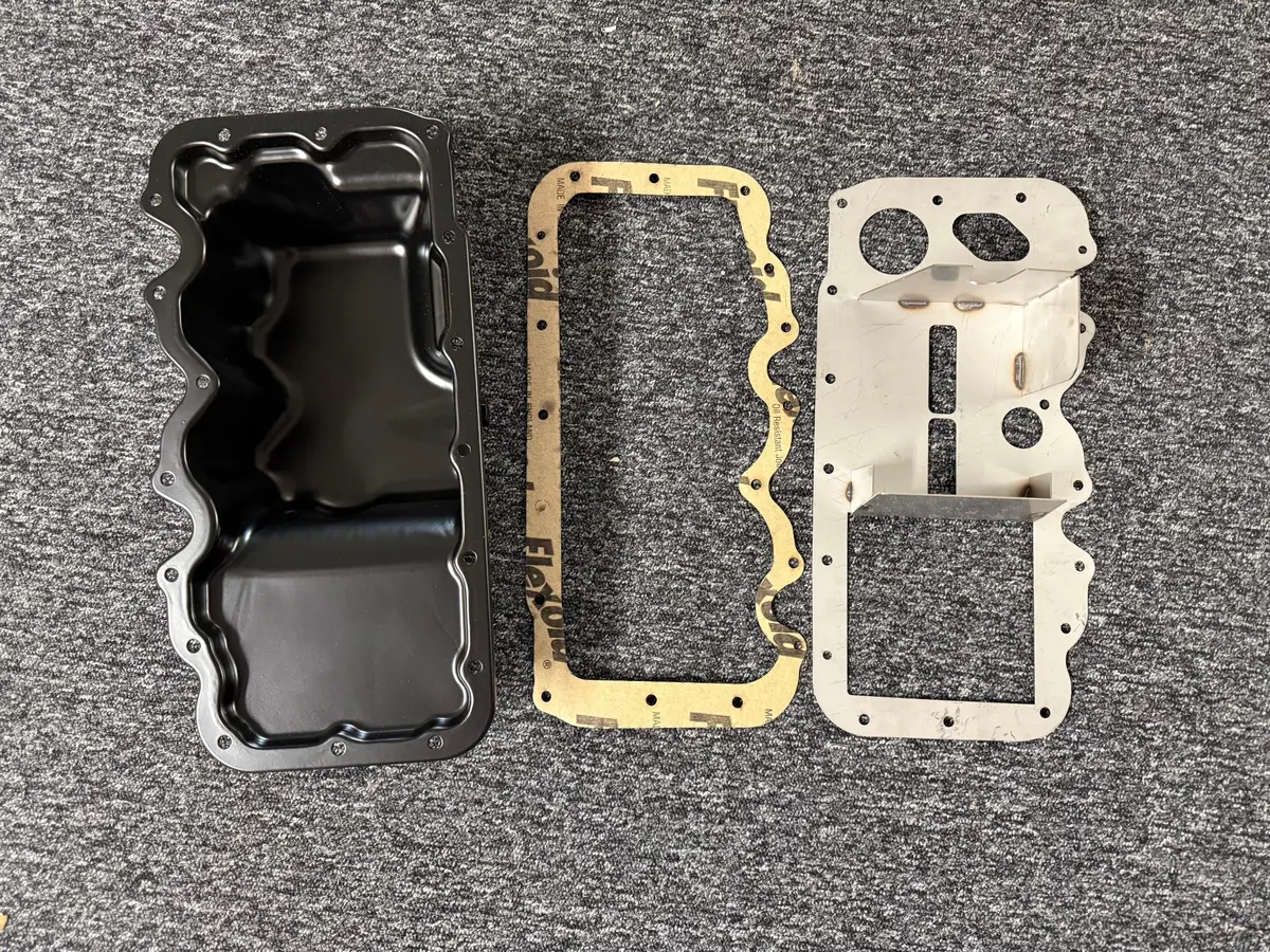 Ford Focus St170 Zetec Stainless Steel Sump Baffle, Gaskets & Sump Pan Kit 1