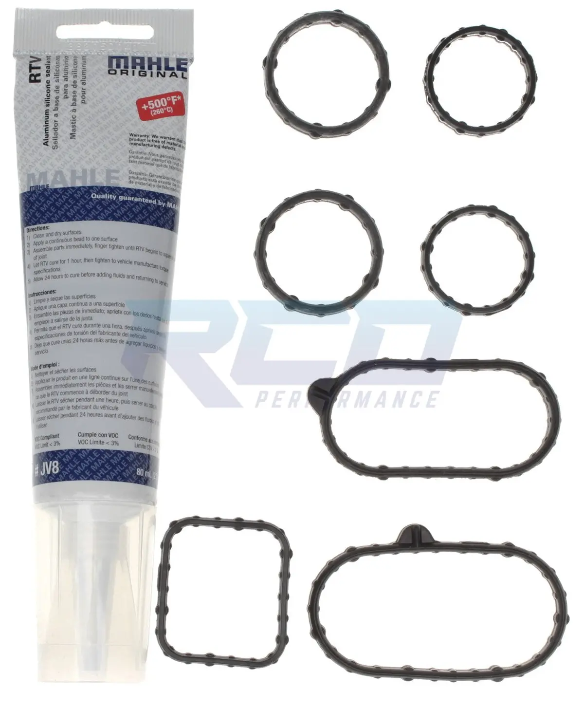 Mahle Oil Pan Gasket Set Os32478 2015-2019 Ford 6.7L Power Stroke 1