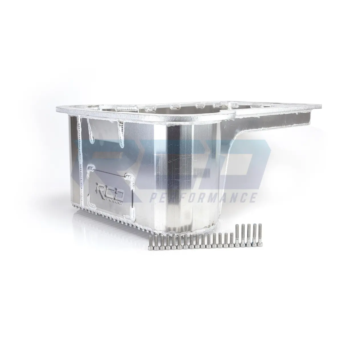 6.0L / 6.4L Ford Power Stroke Fabricated Aluminum Oil Pan 1