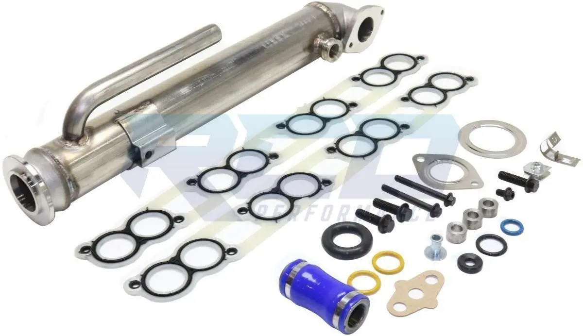 2003 - 2010 Ford 6.0L Stainless Steel Welded Tube Egr Cooler Kit 1