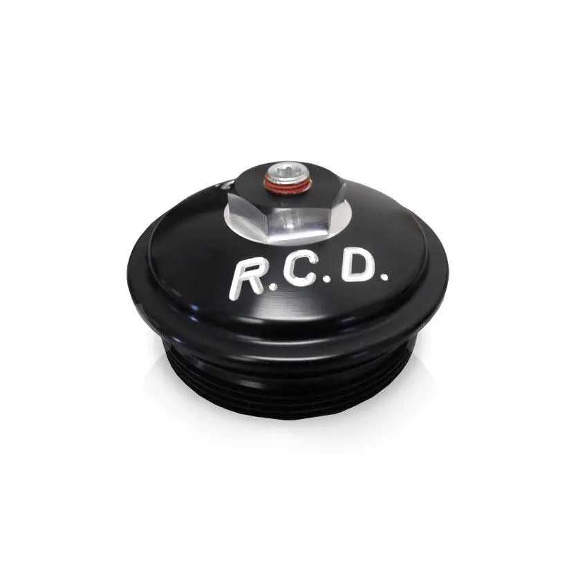 6.0L Ford  Power Stroke Billet Aluminum Upper Fuel Filter Cap 1