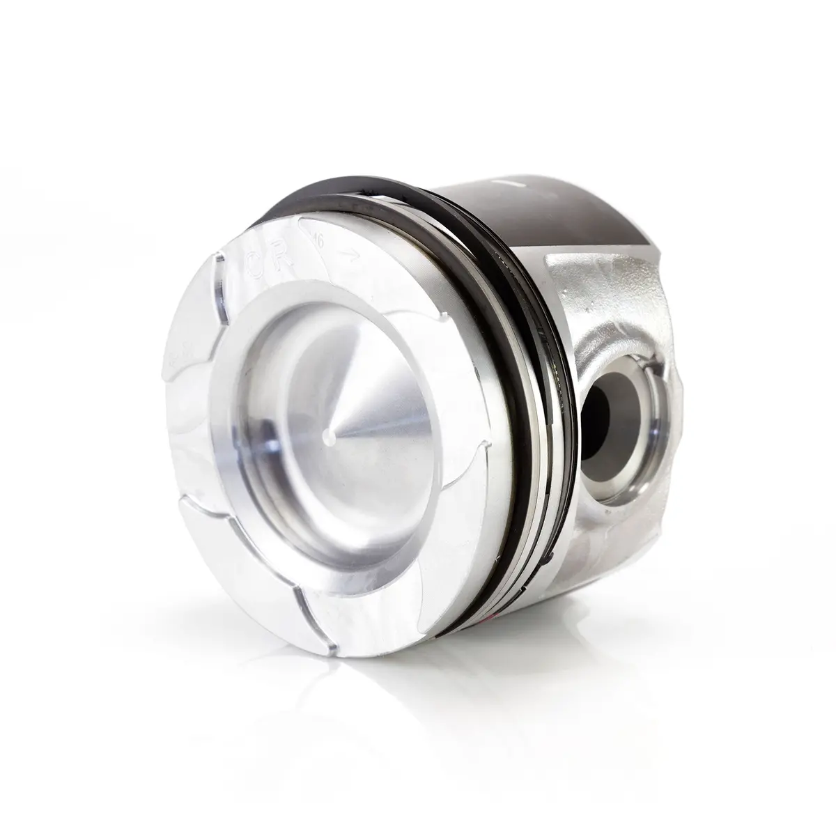 Mahle 6.7L Power Stroke 35Mm Wrist Pin 17+My Flycut And De-Lipped Single Piston Kit With Rings 1
