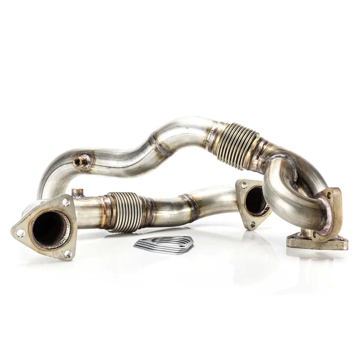 Heavy-Wall 304 Stainless Up Pipe Set for 6.4L Ford Power Stroke