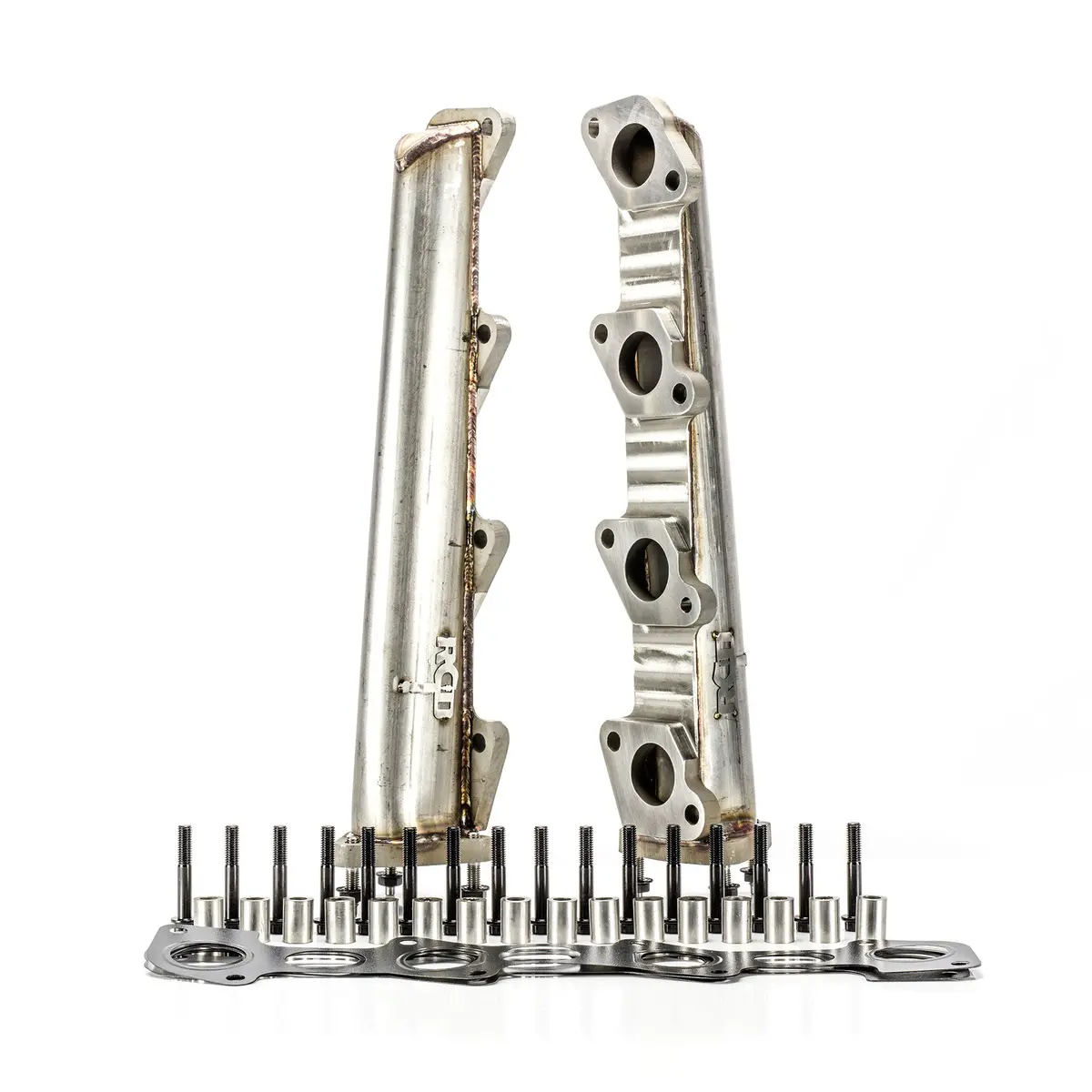 6.4L Ford Power Stroke 304 Stainless Steel Log Style Exhaust Manifolds 1