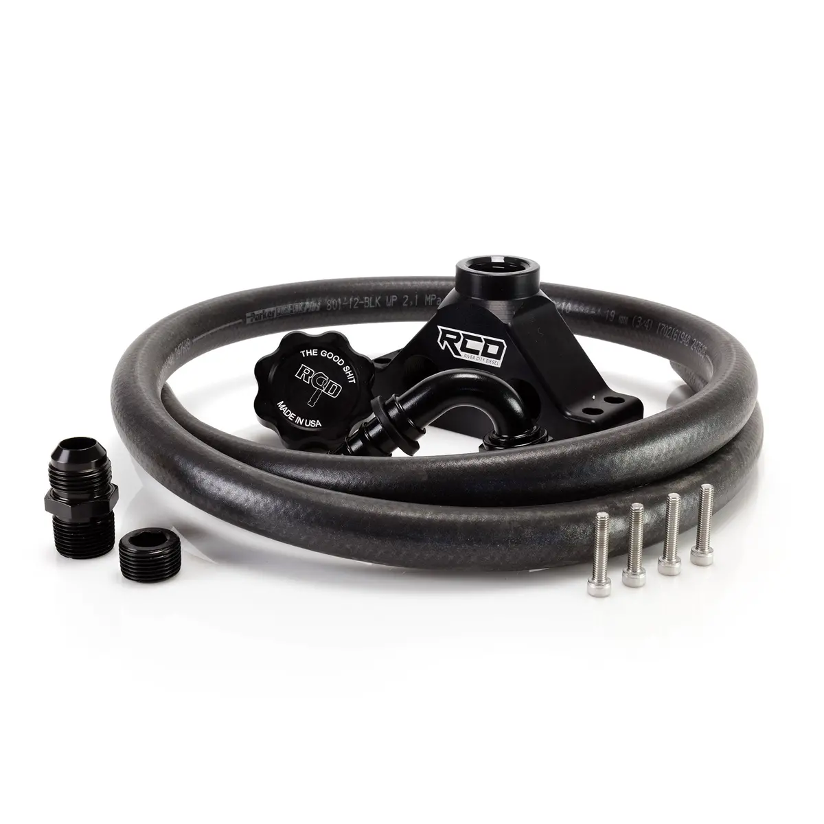6.4L Ford Power Stroke Ccv Re-Route Kit 1