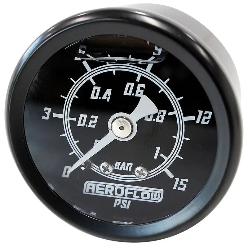 Af30-2200 1-1/2" Liquid-Filled Pressure Gauge – 15 Psi Range 1