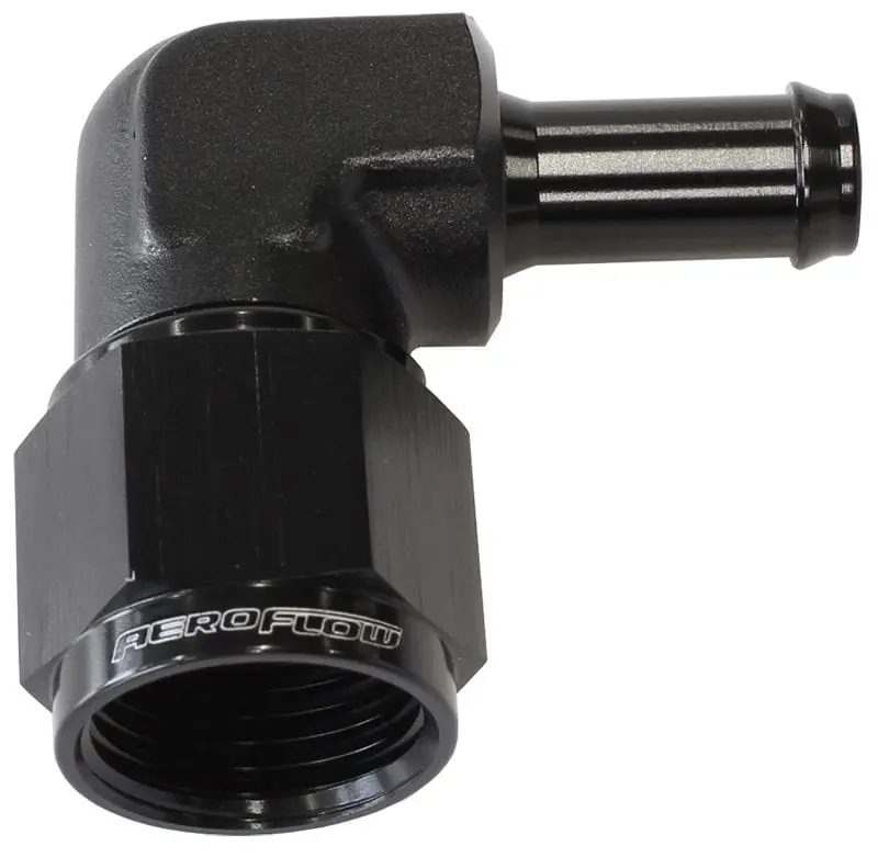 Af413-08Blk 90° Hose Barb Adapter – 1/2" Id To -8An 1