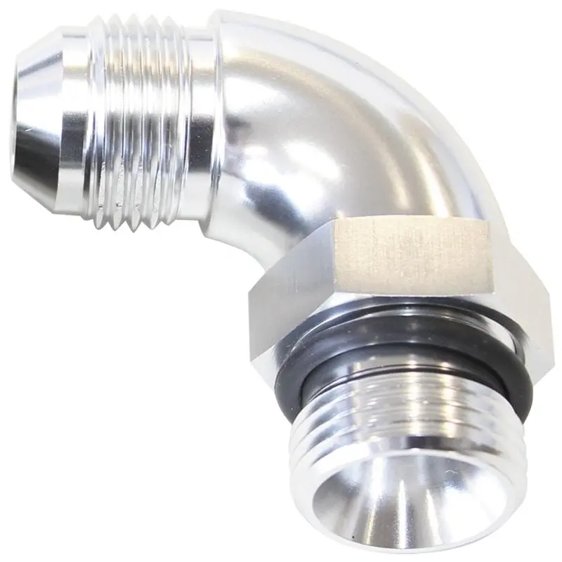 -16 Orb To -16 An Full-Flow Adapter – 90° Straight-Tube Male/Female Conversion Fitting 1