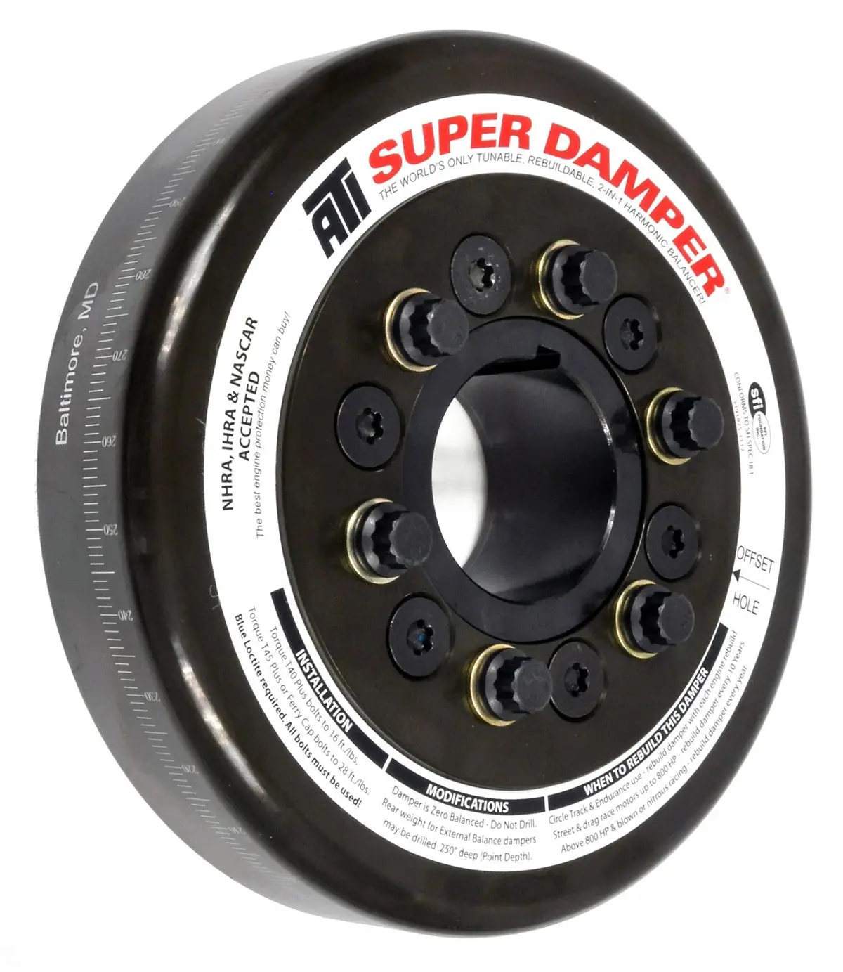 Ati Super Damper "Heavy" Version John Deere 466 / 619 Sfi 1