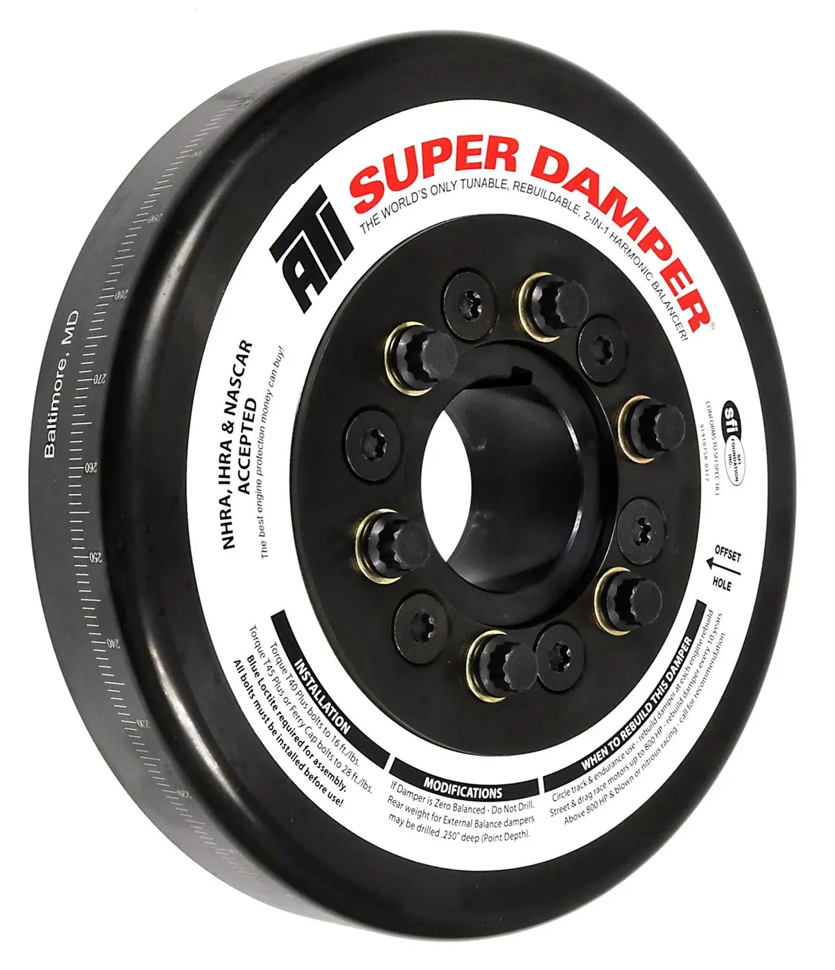 Ati Super Damper "Heavy" Version John Deere 466 / 619 Sfi 1