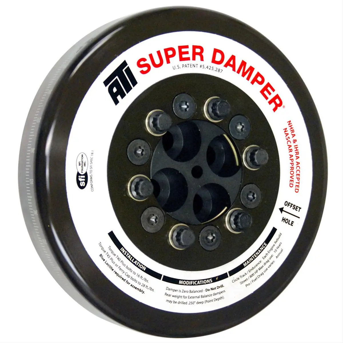 Ati Super Damper 89 - 91 12V 98.5 - 02 24V Cummins Sfi 1