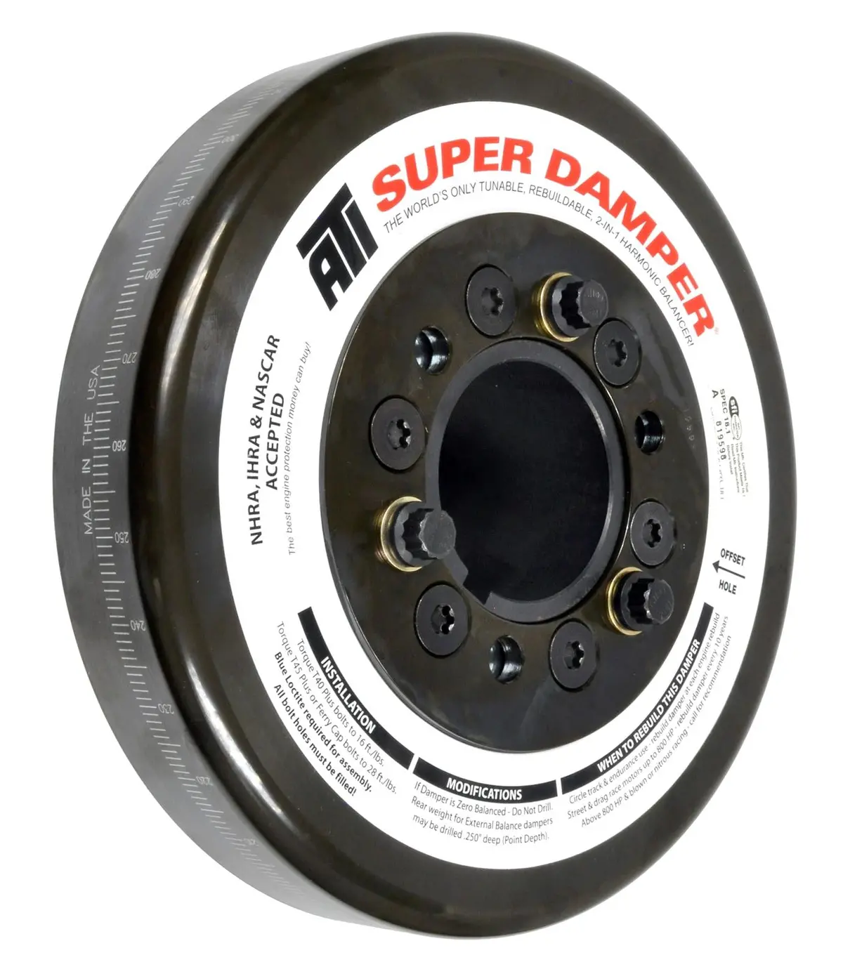 Ati Super Damper Caterpillar 3208 Sfi Race Only 1