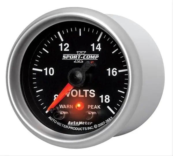Autometer Sport-Comp Ii Analog Gauge – Pro-Control Compatible, 3683 Series 1