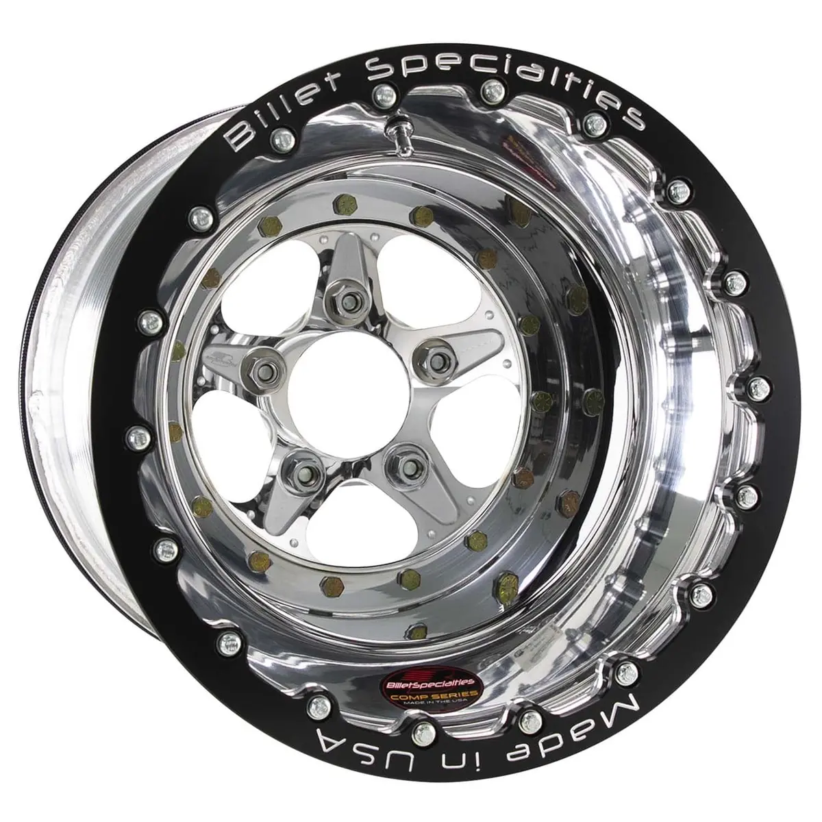 Billet Specialties C-Series Drag Wheels – 15X6 Front With 5X4.75 Bolt Pattern 1