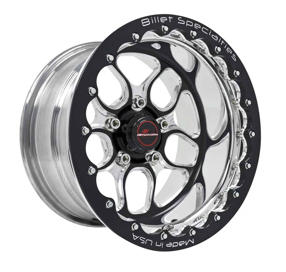 Billet Specialties Brsb25106165N Win Lite Wheels: Black Anodized With Single Beadlock 1
