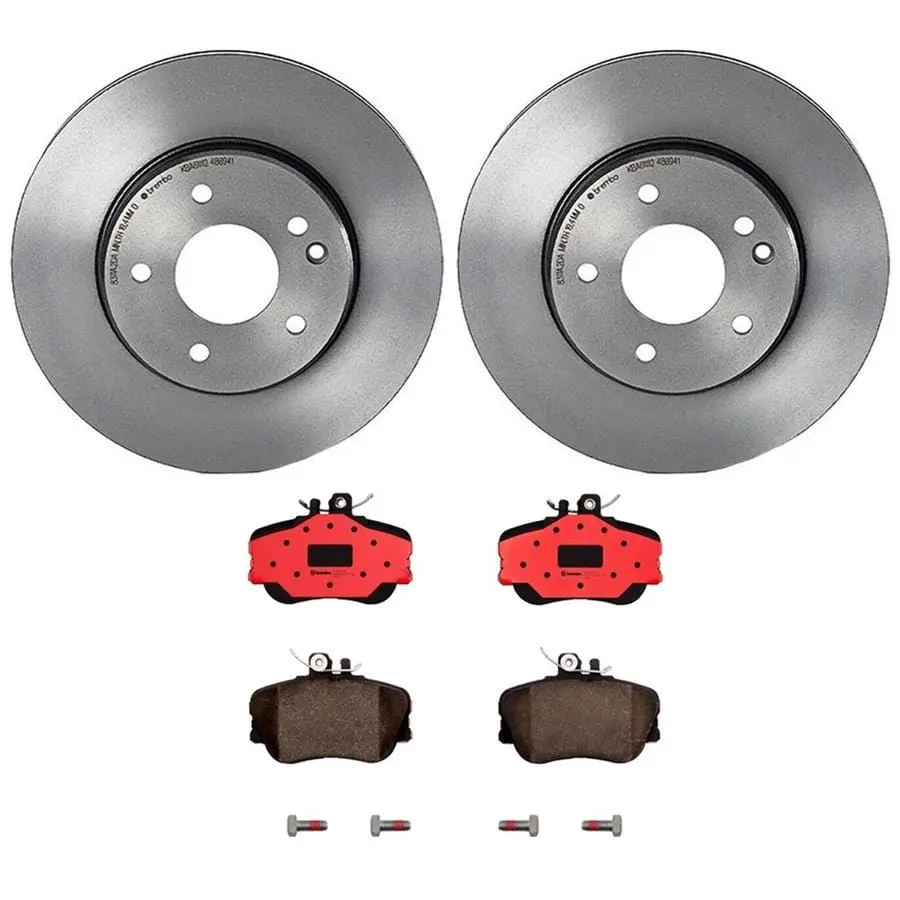 Brembo Kt00925 Front Brake Pad And Rotor Kit 1