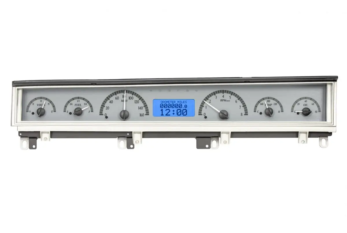 Dakota Digital Vhx Direct-Fit Gauge System – Modern Analog Display For 1968+ Vehicles (Vhx-68D-Std-S-B) 1
