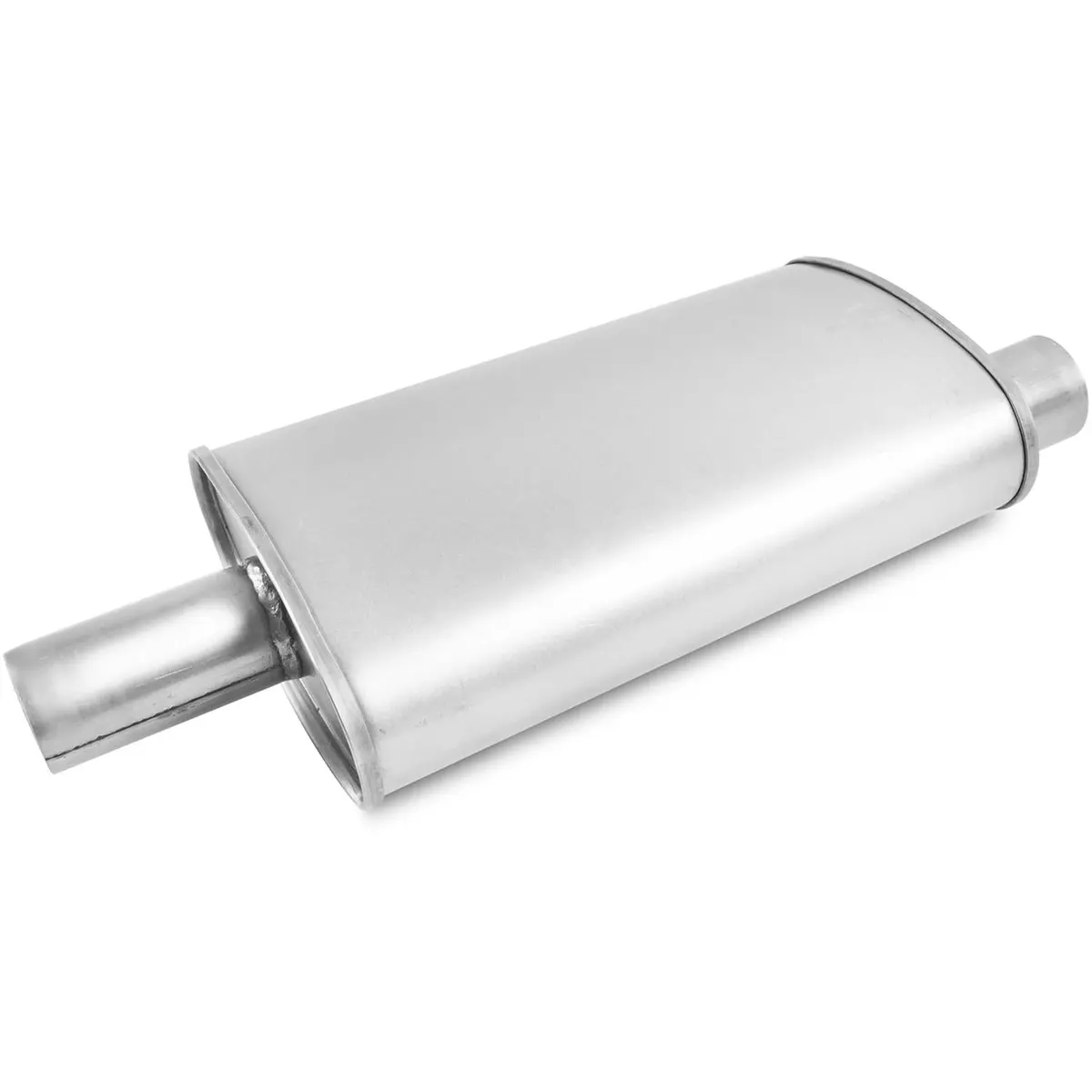 Magnaflow 200-2762 Universal Muffler – Stainless Steel, Straight-Through Design 1