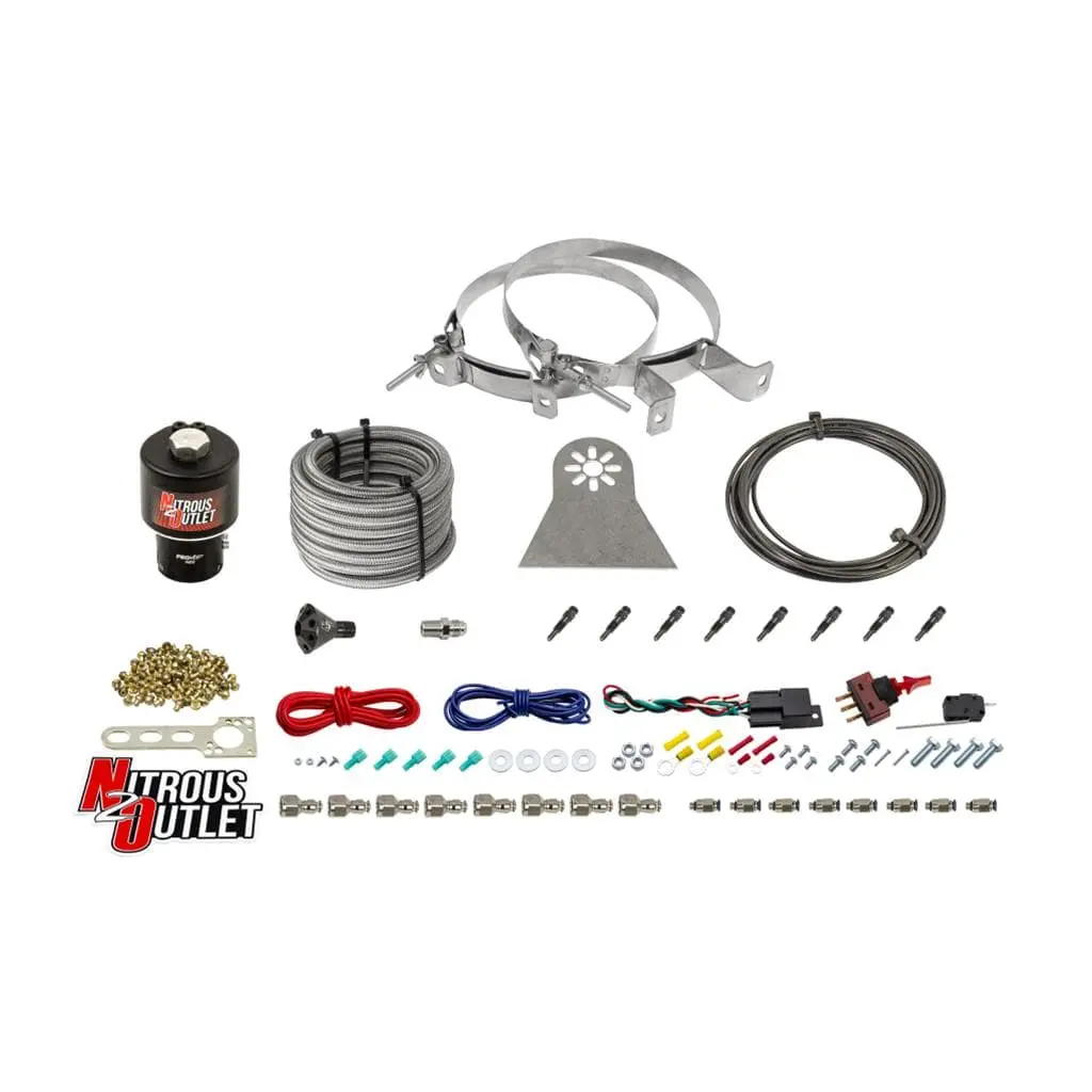 Nitrous Outlet Dry Nitrous System - 12 Lb Capacity, Turbo-Safe Design (00-10481-T-Sbt-Dry-12) 1