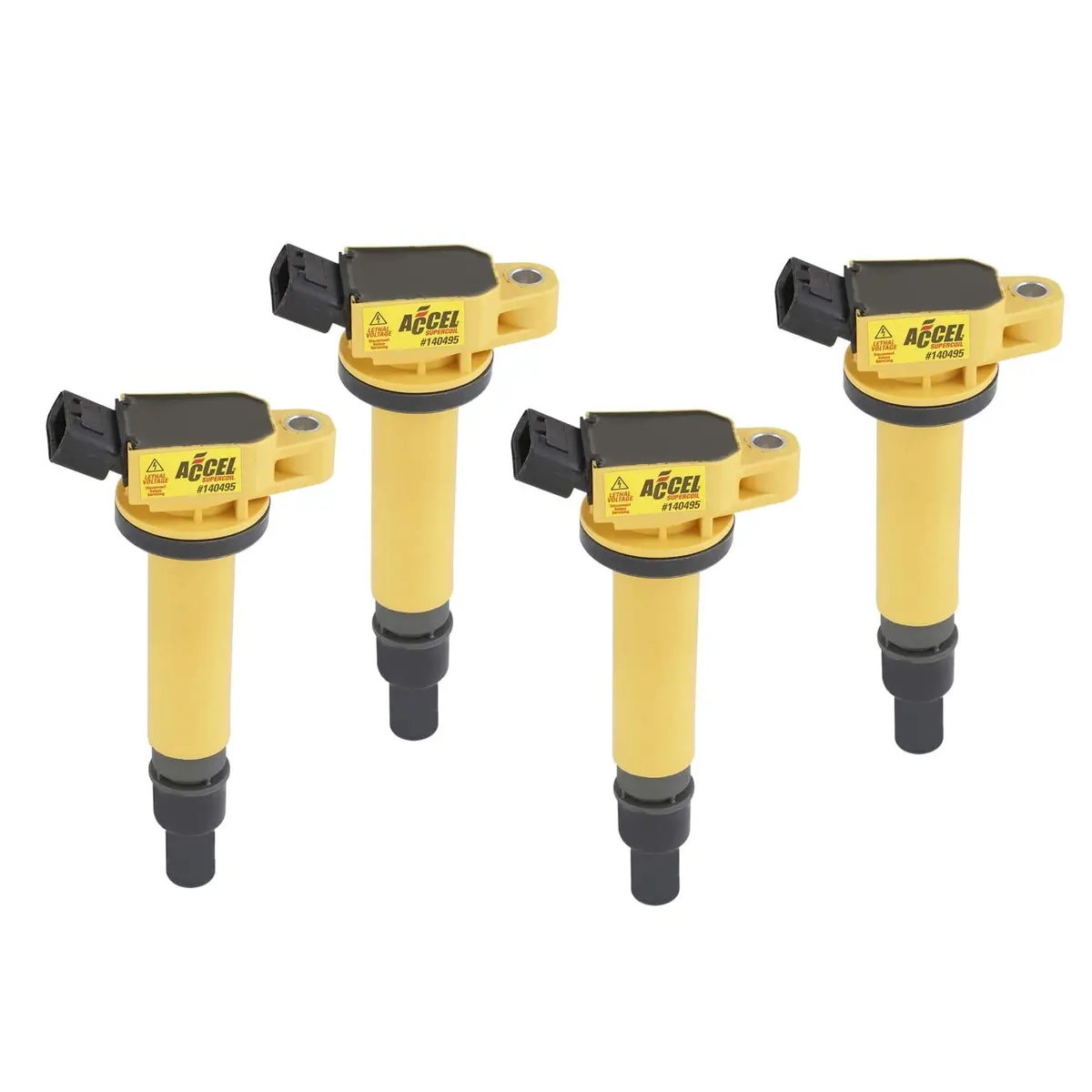 Accel Super Coil Ignition Set – 140495-4, High-Energy Spark Output 1