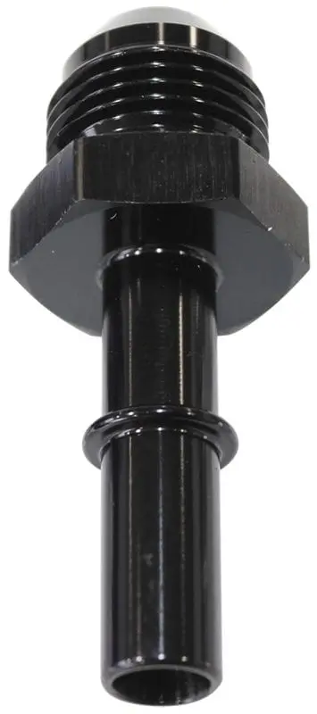 Push-In Efi Fuel Fitting: -6An Push-On To 5/16" Hard Line Af817-01Blk 1