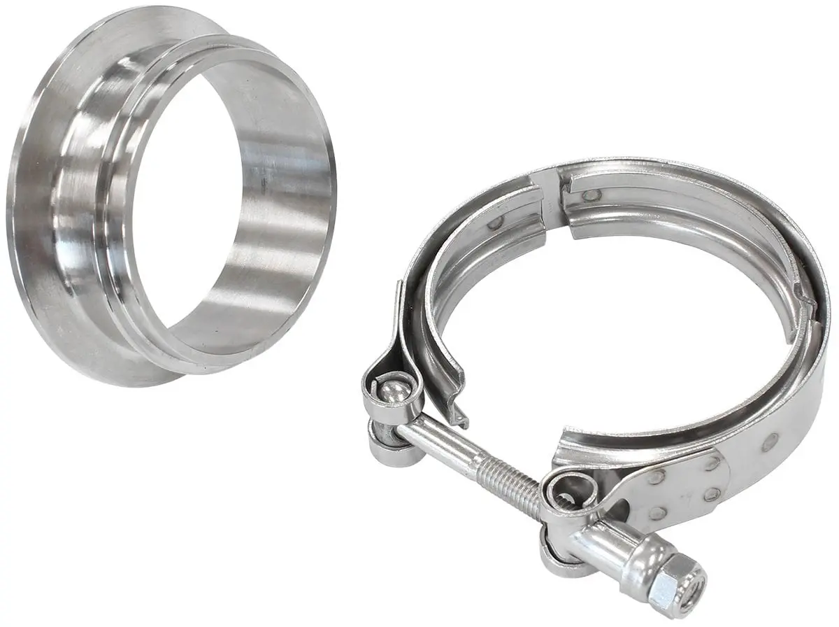 Boosted Stainless Steel V-Band Turbine Inlet Kit – 3.62" Od – Af8080-1019 1