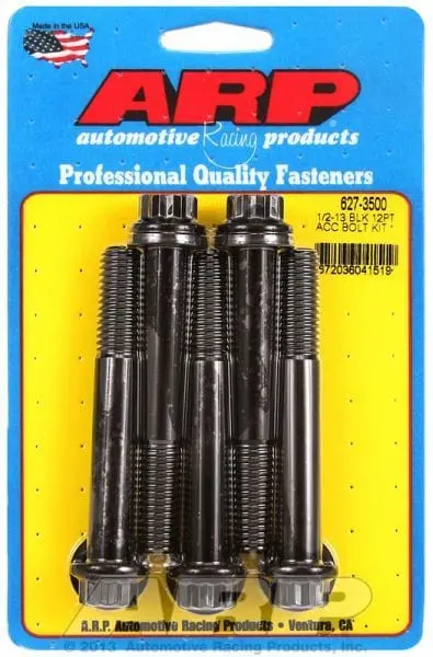 5-Piece 12-Point Black Oxide Bolt Kit – Universal Metric/Sae Use (Ar627-3500) 1