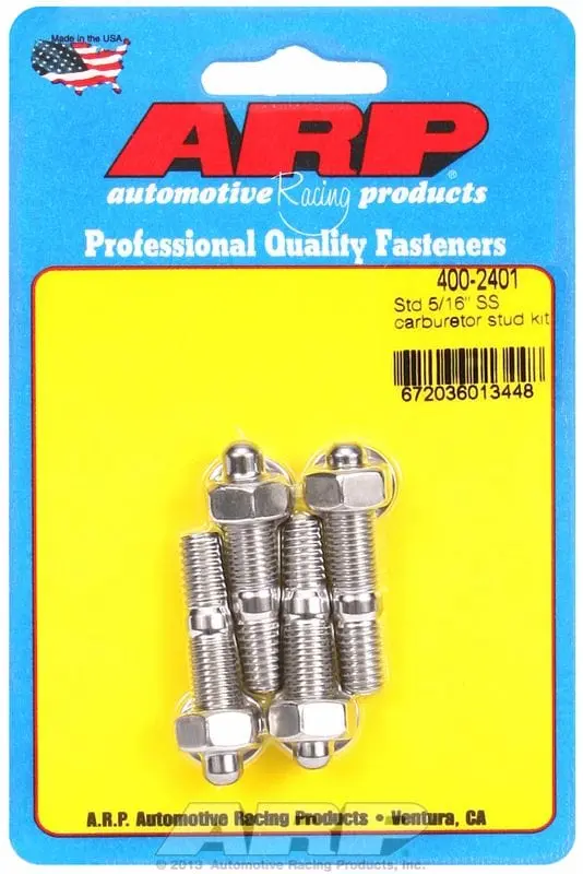 Stainless Steel Carburetor Stud Kit With Hex Nuts – Ar400-2401 1