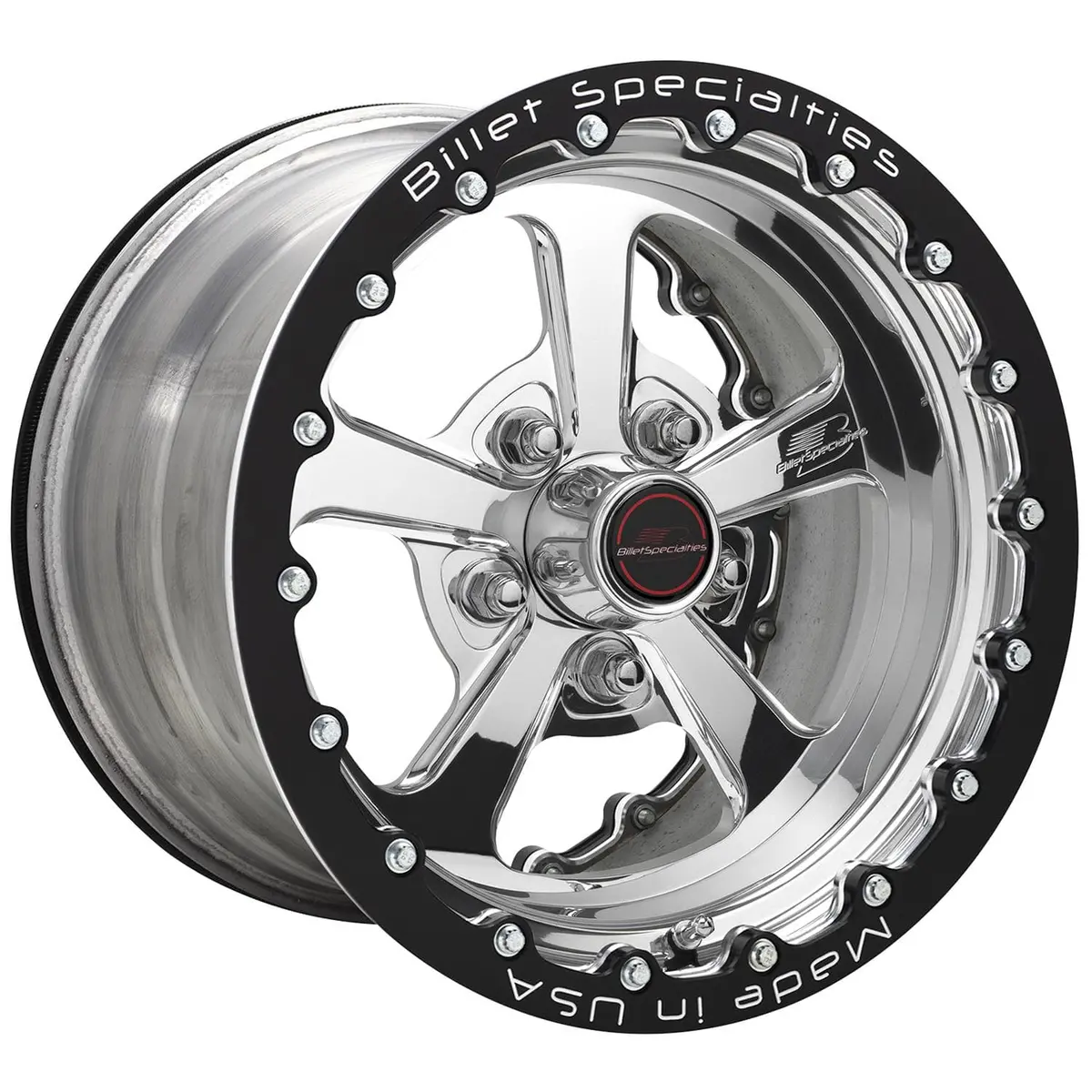 Billet Specialties Rdb95127350N 17X7.5-Inch Drag Race Billet Wheel 1