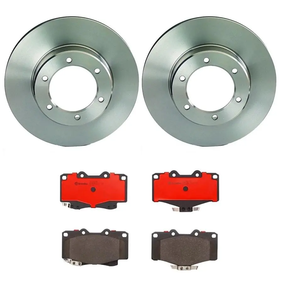 Brembo Kt00615 Brake Pad And Rotor Kit – Premium Slotted Rotors With Ceramic Pads 1