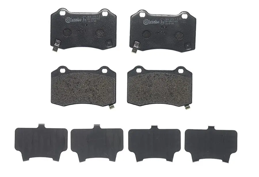 Brembo P30074 Low-Metallic Organic Brake Pads – Front Axle 1