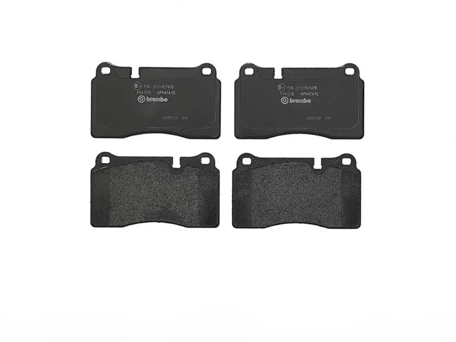Brembo P44018 Low-Metallic Brake Pads – Track-Optimized Friction Compound 1