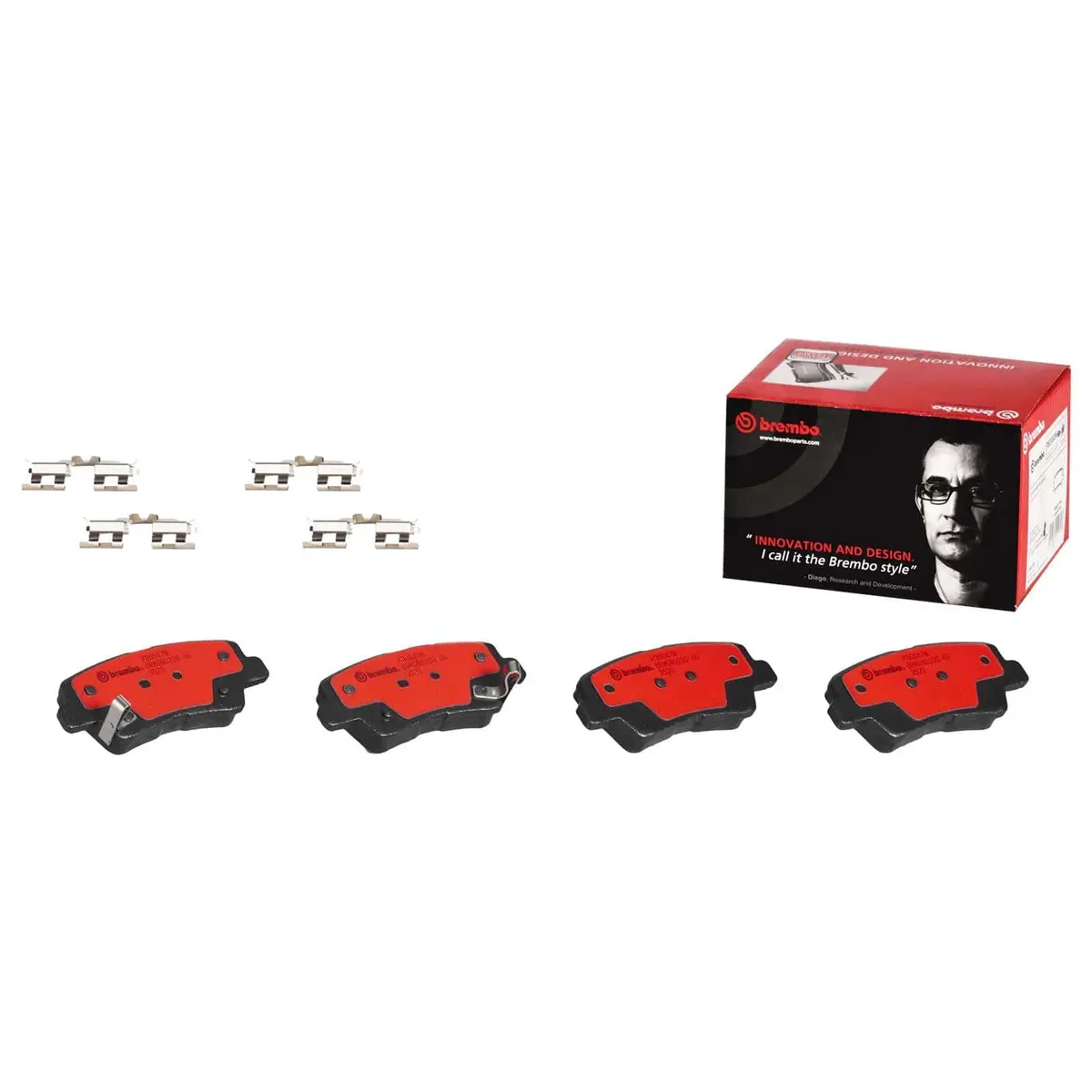 Brembo P30047N Nao Ceramic Brake Pads – Quiet, Low-Dust Performance 1