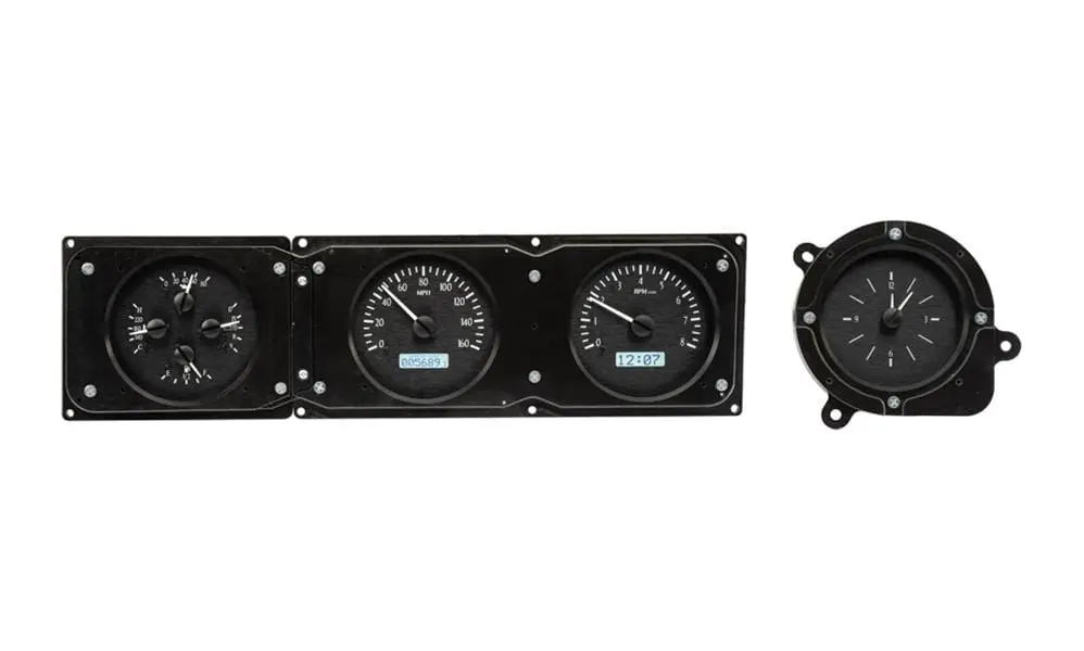 Dakota Digital Vhx-68F-Tor-K-W Modern Digital Gauge Cluster For Torque Converters 1