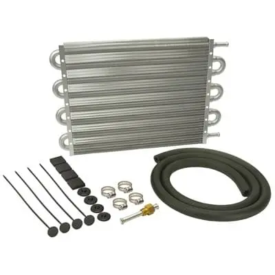 Derale 12904 Dyno-Cool Transmission Cooler – High-Efficiency Aluminum Core 1