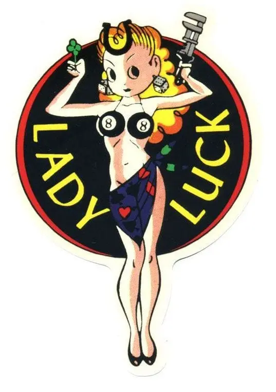 Lady Luck Decal Sticker – Mnll1-6 1